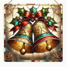 Load image into Gallery viewer, Christmas Stained-Glass Look Suncatchers Square 20cm