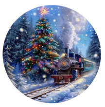 Load image into Gallery viewer, Christmas Signs Round Metal 20cm