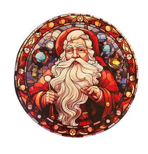 Load image into Gallery viewer, Christmas Stained-Glass Look Suncatchers Round 15cm
