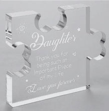 Load image into Gallery viewer, Acrylic Plaques ~ Puzzle Piece Shaped Assorted