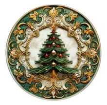 Load image into Gallery viewer, Christmas Signs Round Metal 20cm