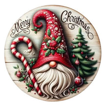 Load image into Gallery viewer, Christmas Signs Round Wooden 20cm