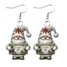 Load image into Gallery viewer, Christmas Earrings ~ Santa, Snowman, Gnomes & Elf Collection