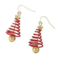 Load image into Gallery viewer, Christmas Earrings ~ Christmas Tree Collection