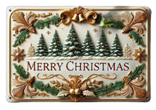 Load image into Gallery viewer, Christmas Signs Rectangle Metal 30cm