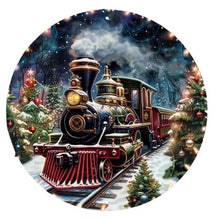 Load image into Gallery viewer, Christmas Signs Round Metal 20cm