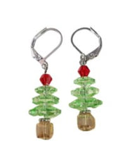 Load image into Gallery viewer, Christmas Earrings ~ Christmas Tree Collection