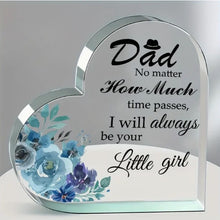 Load image into Gallery viewer, Acrylic Plaques ~ Heart Shaped Dad