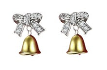 Load image into Gallery viewer, Christmas Earrings ~ Bows, Bells, Baubles & Sparkle Collection