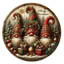 Load image into Gallery viewer, Christmas Signs Round Wooden 20cm