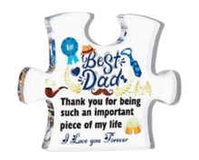 Load image into Gallery viewer, Acrylic Plaques ~ Puzzle Piece Shaped