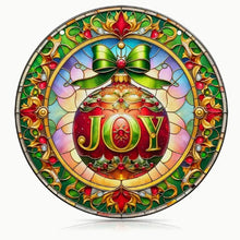 Load image into Gallery viewer, Christmas Stained-Glass Look Suncatchers Round 20cm