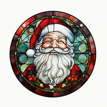 Load image into Gallery viewer, Christmas Stained-Glass Look Suncatchers Round 15cm