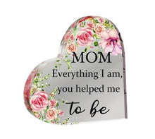 Load image into Gallery viewer, Acrylic Plaques ~ Heart Shaped Mom