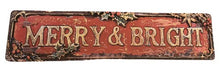 Load image into Gallery viewer, Christmas Signs Rectangle Metal 40cm