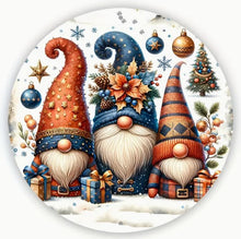 Load image into Gallery viewer, Christmas Signs Round Metal 20cm