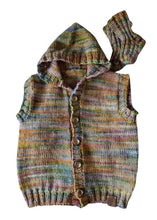 Load image into Gallery viewer, 1 year old ~ Boy's Multicolored Handmade Knitted Set (#2)