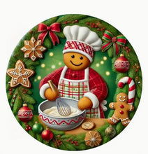 Load image into Gallery viewer, Christmas Signs Round Metal 20cm