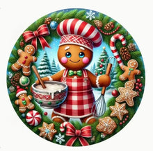 Load image into Gallery viewer, Christmas Signs Round Metal 20cm
