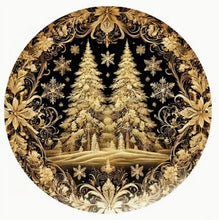 Load image into Gallery viewer, Christmas Signs Round Metal 20cm