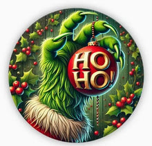 Load image into Gallery viewer, Christmas Signs Round Metal 20cm