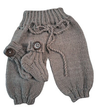 Load image into Gallery viewer, 3 months up ~ Baby Boy Brown Handmade Knitted Set (#24)