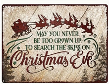 Load image into Gallery viewer, Christmas Signs Rectangle Metal 30cm