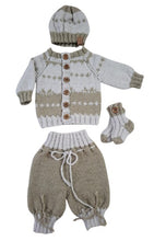 Load image into Gallery viewer, 3 months up ~ Baby Boy Nordish Handmade Knitted Set (#26)