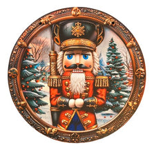 Load image into Gallery viewer, Christmas Signs Round Wooden 20cm
