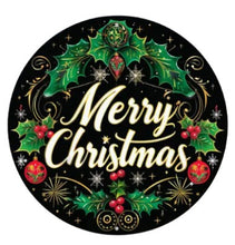 Load image into Gallery viewer, Christmas Signs Round Metal 20cm