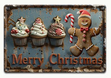 Load image into Gallery viewer, Christmas Signs Rectangle Metal 30cm