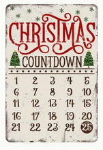 Load image into Gallery viewer, Christmas Signs Rectangle Metal 30cm