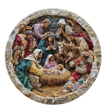 Load image into Gallery viewer, Christmas Signs Round Metal 20cm