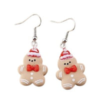 Load image into Gallery viewer, Christmas Earrings ~ Gingerbread & Sweet Treats Collection