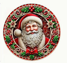 Load image into Gallery viewer, Christmas Signs Round Metal 20cm
