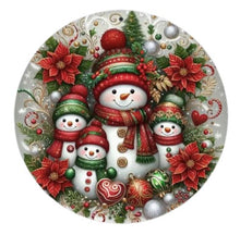 Load image into Gallery viewer, Christmas Signs Round Metal 20cm