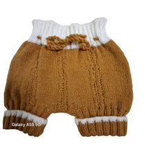 Load image into Gallery viewer, 6 to 9 months ~ Baby Girl Mustard Handmade Knitted Set (#44)