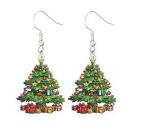 Load image into Gallery viewer, Christmas Earrings ~ Christmas Tree Collection