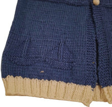Load image into Gallery viewer, 12 months up ~ Baby Boy Blue Handmade Knitted Set (#56)