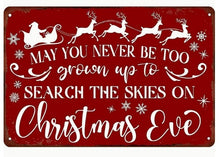 Load image into Gallery viewer, Christmas Signs Rectangle Metal 30cm