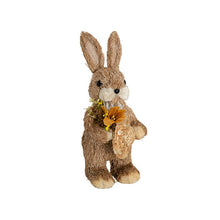 Load image into Gallery viewer, Standing Male Bunny with Flower & Hat ~ 30cm High