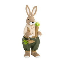 Load image into Gallery viewer, Standing Country Male Bunny with Carrots ~ 61cm High