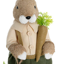 Load image into Gallery viewer, Standing Country Male Bunny with Carrots ~ 61cm High