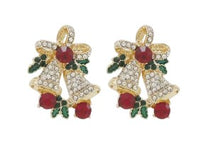 Load image into Gallery viewer, Christmas Earrings ~ Bows, Bells, Baubles & Sparkle Collection