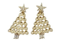 Load image into Gallery viewer, Christmas Earrings ~ Christmas Tree Collection