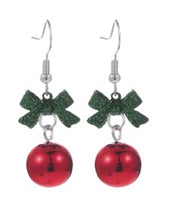 Load image into Gallery viewer, Christmas Earrings ~ Bows, Bells, Baubles & Sparkle Collection