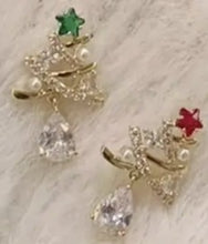 Load image into Gallery viewer, Christmas Earrings ~ Christmas Tree Collection