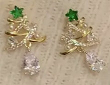 Load image into Gallery viewer, Christmas Earrings ~ Christmas Tree Collection