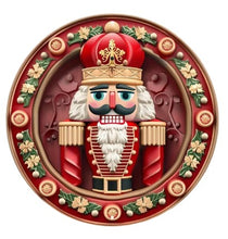 Load image into Gallery viewer, Christmas Signs Round Metal 20cm