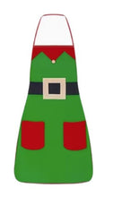 Load image into Gallery viewer, Christmas Novelty Aprons #1 – Santa & Elf Designs